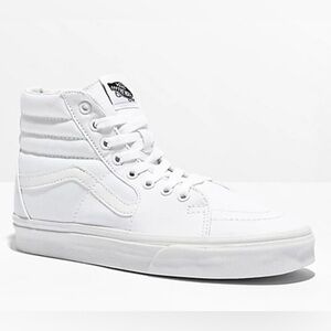 Vans Sk8-Hi True White Canvas Skate Shoes
Women’s Size 8.5
